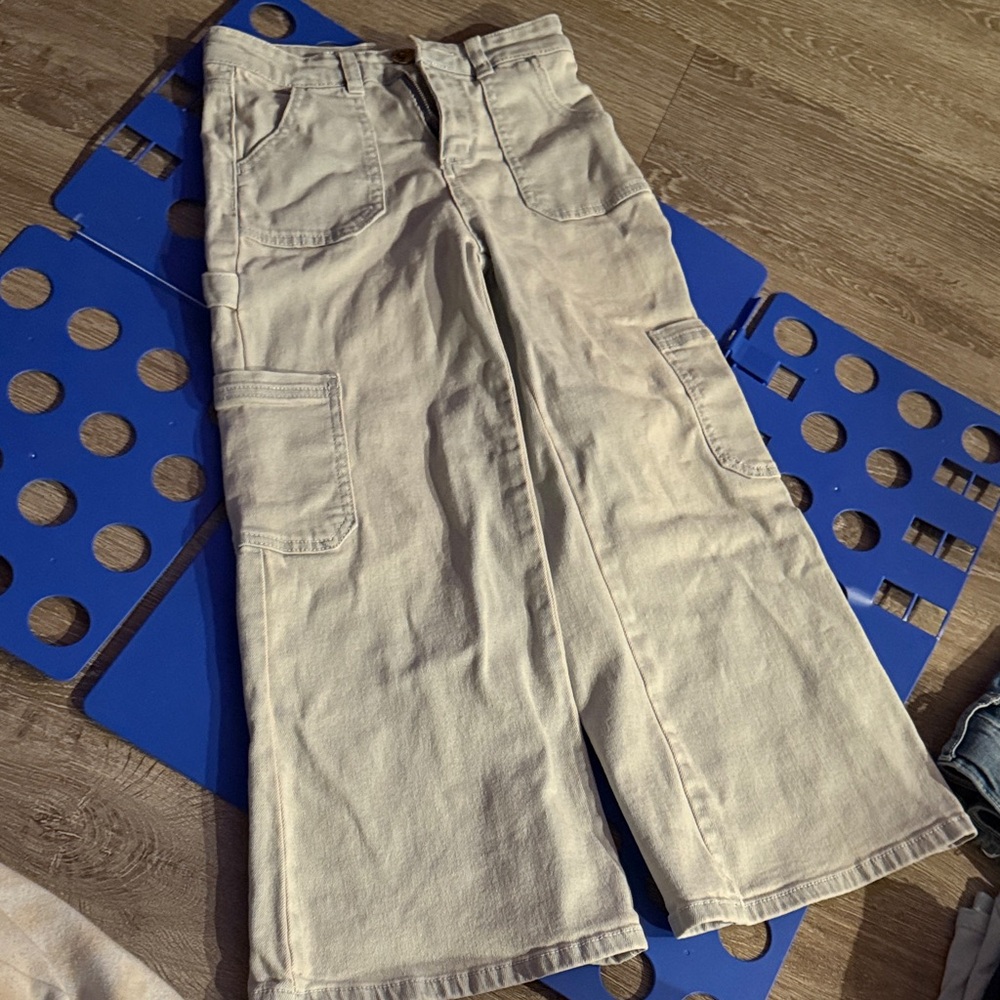 Kids Beige Jeans